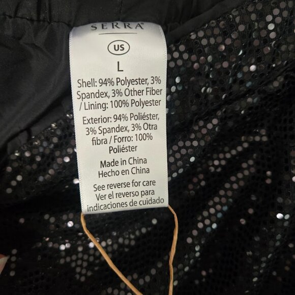 Serra black sequin midi maxi skirt Size L NWT - Picture 4 of 4